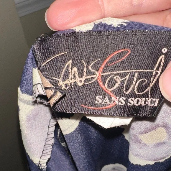 Sans Souci Floral Maxi Dress Small Sleeveless Boho Summer Dress - Picture 5 of 5